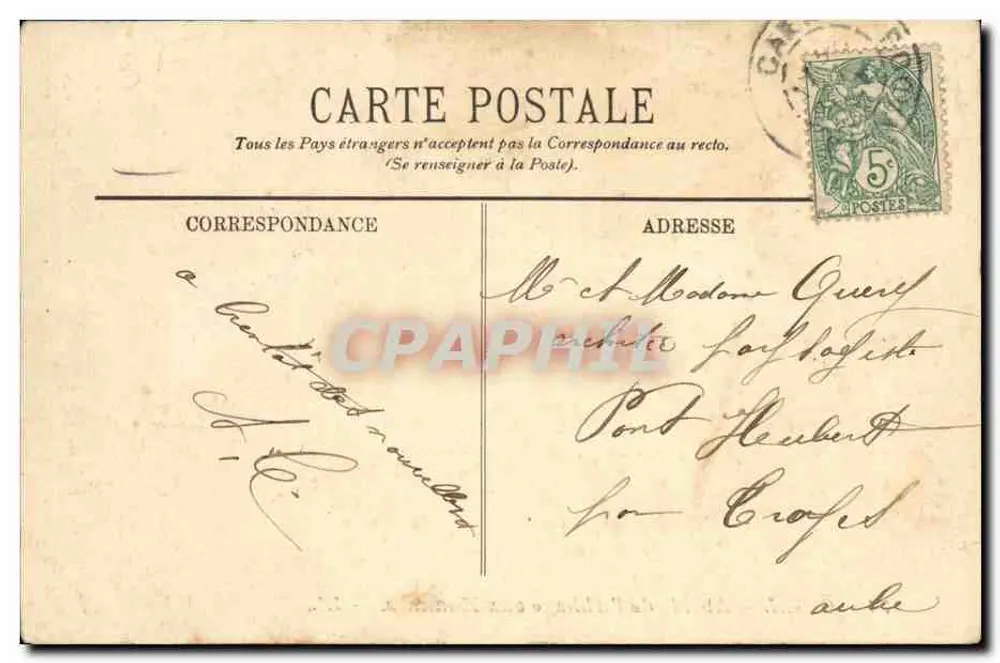 Caen — Abside da Abadia dos Homens — LL - Verso