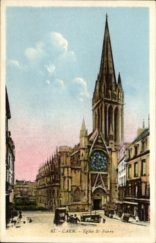 Caen — Igreja de São Pedro — G. Artaud, Nantes - Frente