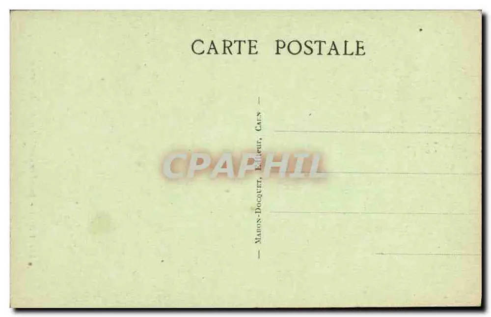 Caen — Interior da Igreja de São Etienne — editor Maçon-Docquet, Caen, n° 146 - Verso