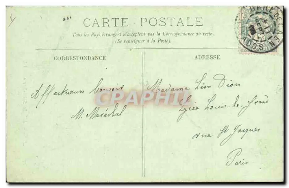 CAEN — A Igreja de São Pedro — LL. — n°37 - Verso