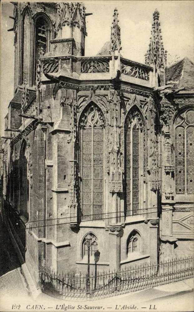 Caen — Die Kirche St-Sauveur — Die Apse - Vorderseite