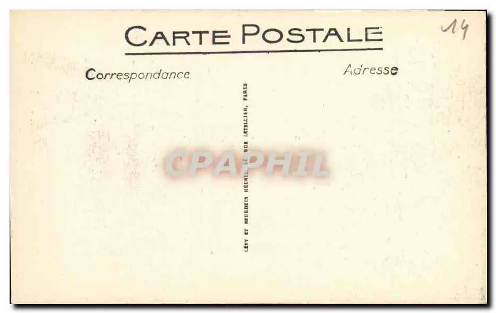 Caen - A Igreja de São Pedro - ND - Verso