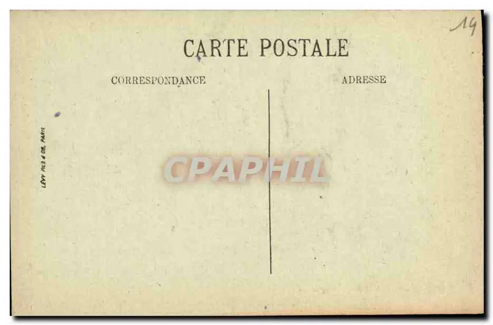 Caen — A Praça da República — LL - Verso