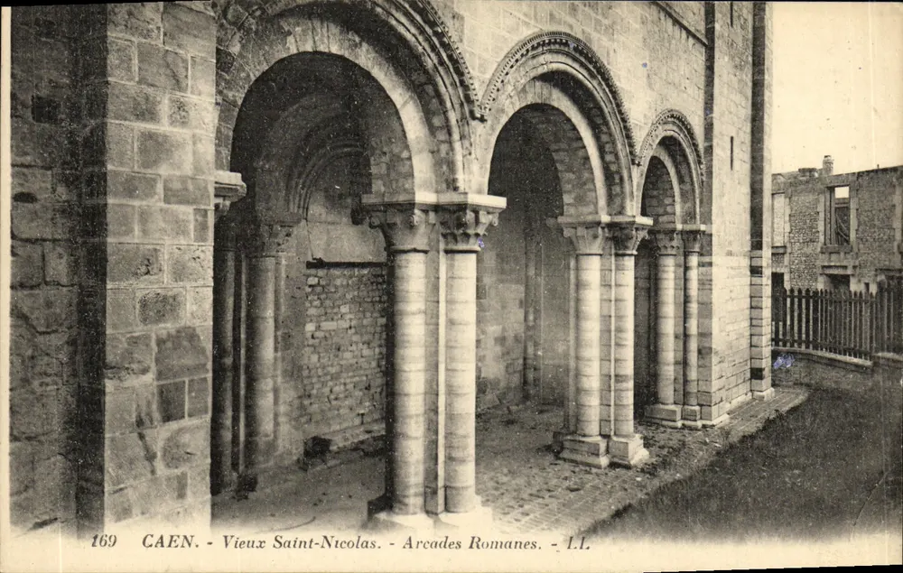 Caen - Alt-Saint-Nicolas - Römische Arcaden — L.L. Nr. 169 - Vorderseite