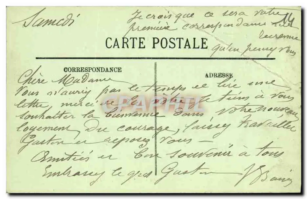 Caen — Denkmal der Kinder des Calvados und der Boulevard — LL. n°138 - Rückseite