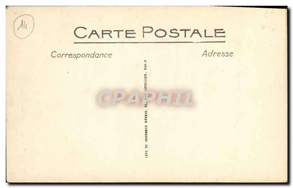 CAEN - Der Alte Saint-Etienne, Westportal (15. Jahrhundert) - ND - Rückseite