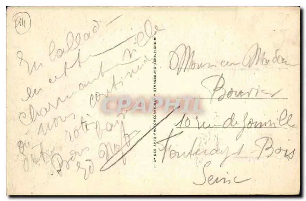CAEN - As margens do Orne — I.L.L. — n°290 - Verso