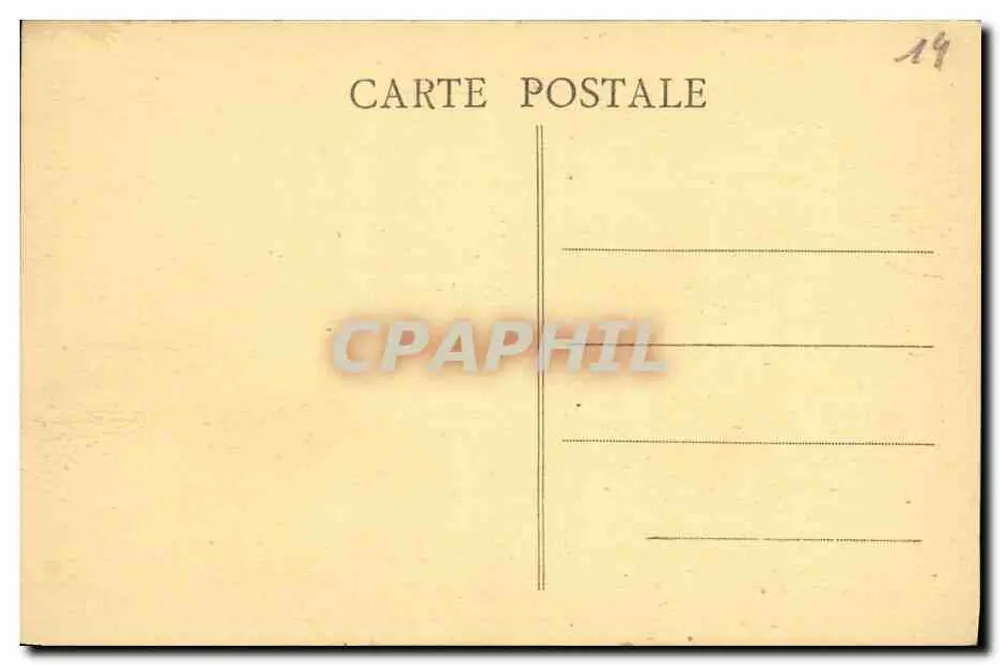 CAEN — Abbaye aux Dames gegründet von Königin Mathilde (11. Jahrhundert) — Edit. Livet - Caen, n°46 - Rückseite