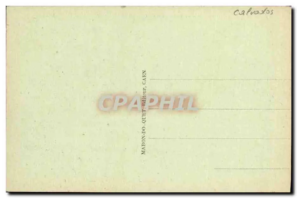 CAEN - O colateral meridional de São Pedro — editor MAPON-DO, CAEN, n°17 - Verso