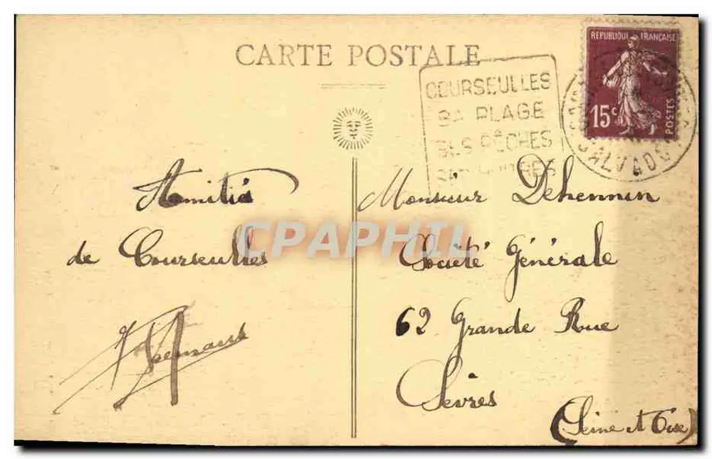Caen — Hotel da Moeda — M. Provost & Au Khéolive - Verso