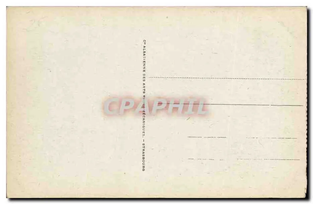 Deauville - Blütenbeete und Hotel Normandy — Verlag C. Alsacienne des Arts Mécaniques, Straßburg - Rückseite