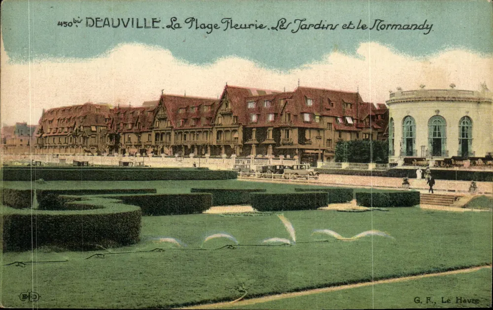 Deauville. Die Blühende Strände, Die Gärten und das Normandy — G. F., Le Havre, n°450 - Vorderseite