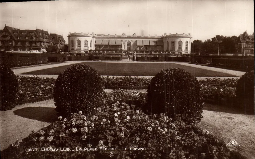 Deauville — Die Blütenpromenade — Das Casino — C.A.P. Strasbourg, n°277 - Vorderseite