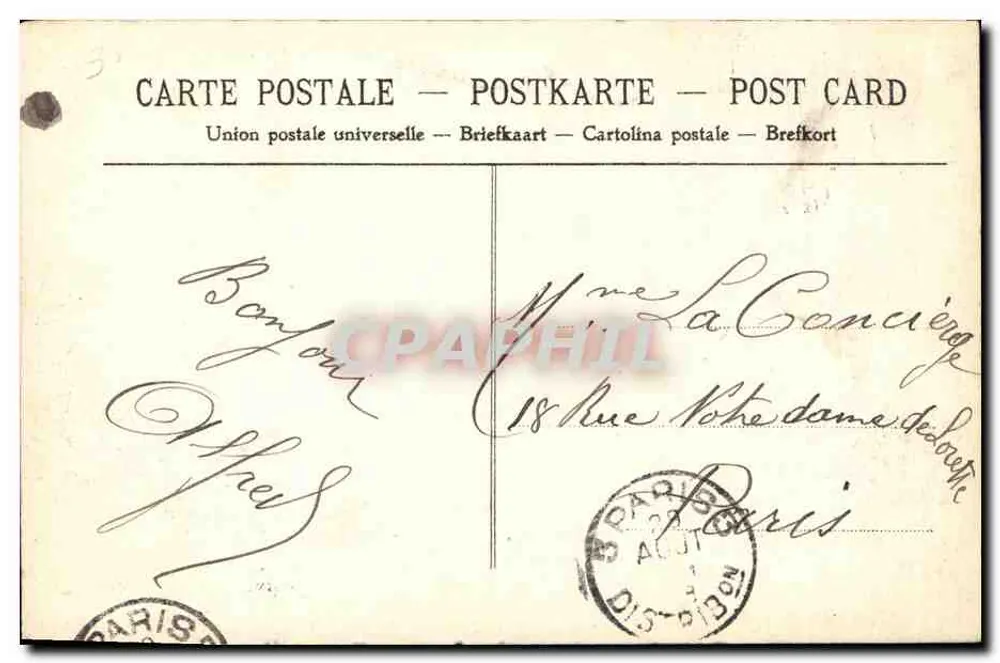 Lisieux — A Igreja de São Jacó — Ed. E. Deschamps - Verso