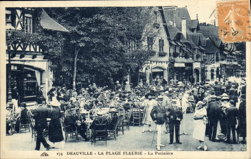 Deauville - La Plage Fleurie - La Potinière — Verlag La Potinière, Nr. 474 - Vorderseite