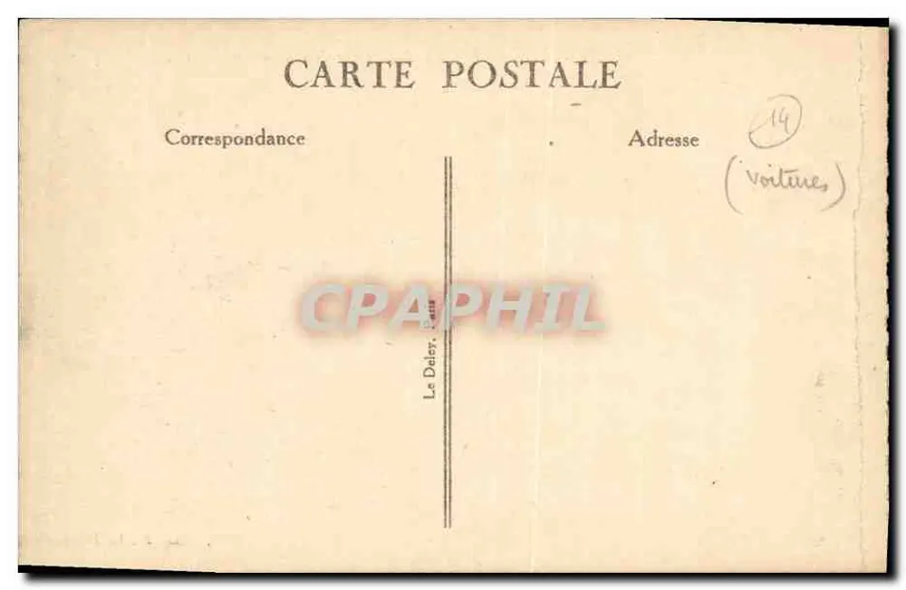 Deauville — Die Gärten und das Normandy-Hotel - Rückseite