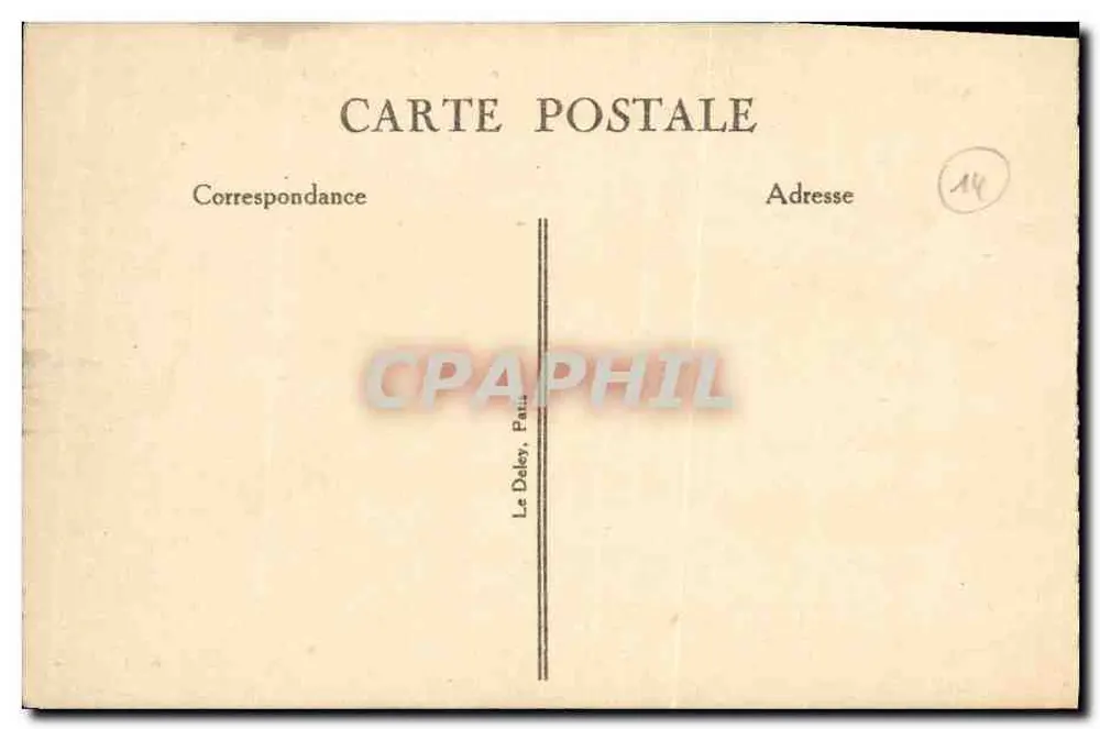 Deauville — Ansicht des Casinos und der Gärten — Verlag Le Deley, Paris, Nr. 405 - Rückseite