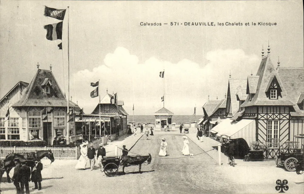 Deauville, die Chalets und der Kiosk — Calvados — 571 — Verleger MTIL - Vorderseite