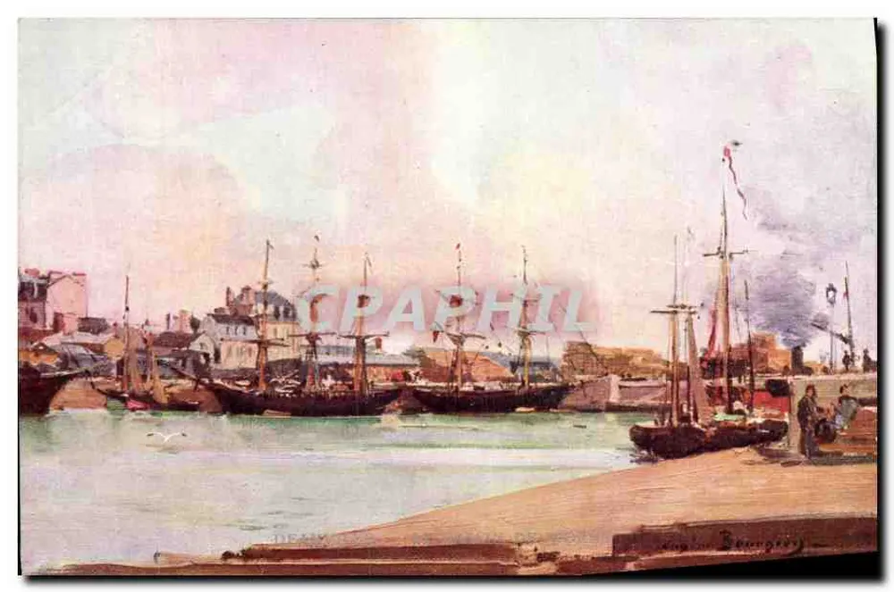 Le Bassin de Morny — Ansicht des Hafens — Verlag L&M, Nr. XXIII - Vorderseite