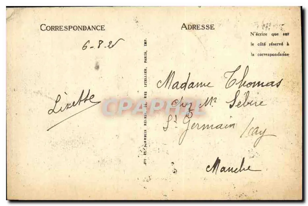 Deauville, Die Blühende Strände — Gruppe von Villen — LL - Rückseite