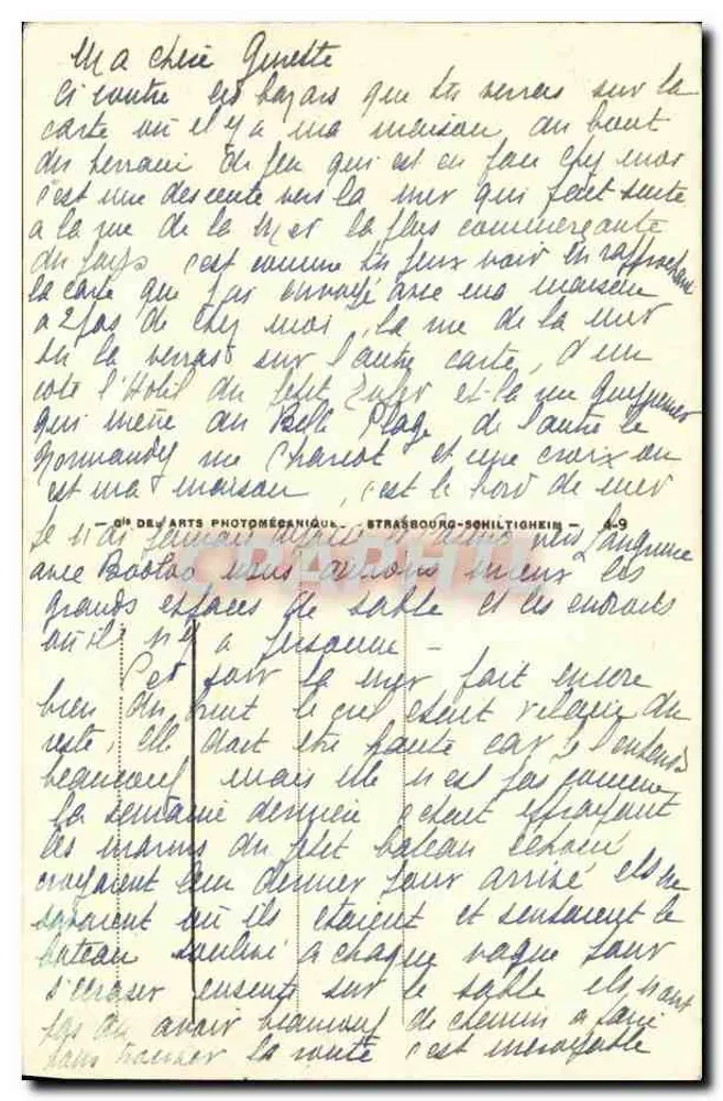 Luc-sur-Mer — Os bazares — editor A.R.C. n° 169 - Verso