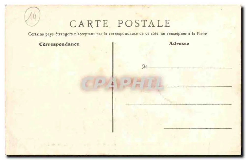 Luc-sur-Mer (Calvados) — Abstieg des « Grand Orient » und Ostdamm — B. F., Paris - Rückseite