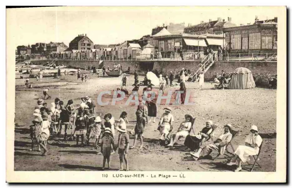 LUC-sur-MER — A Praia — LL - Frente