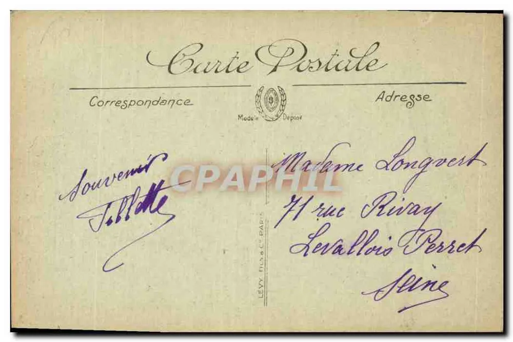 LUC-SUR-MER — Die Arbeiter des Meeres — LL — Edition von Petit Paradis SELECTA - Rückseite