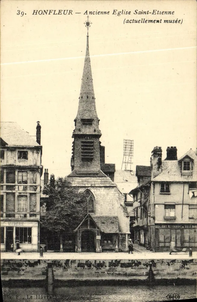 Honfleur — Antiga Igreja de São Etienne (atualmente museu) — Le Havre, n°39 - Frente