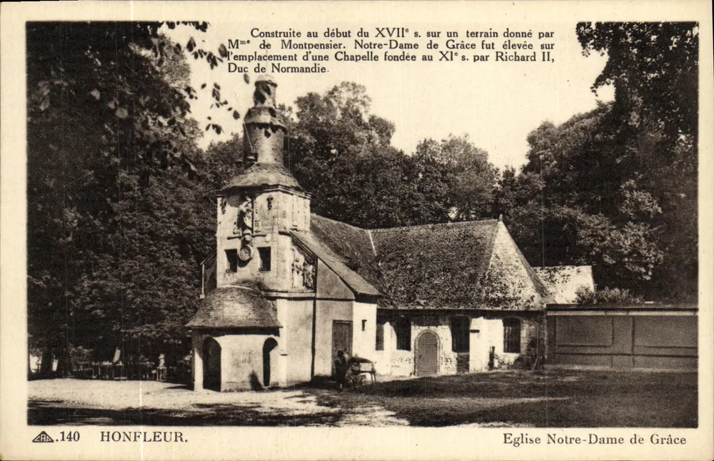 Kerk van Onze Lieve Vrouw van de Genade — Honfleur — Cie des Arts Photomécanique, Strasbourg-Schiltigheim - Voorkant