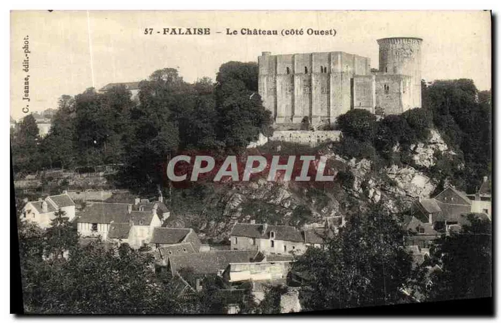 Falaise — O Castelo (lado Oeste) — C. Jaanne, fot. - Frente