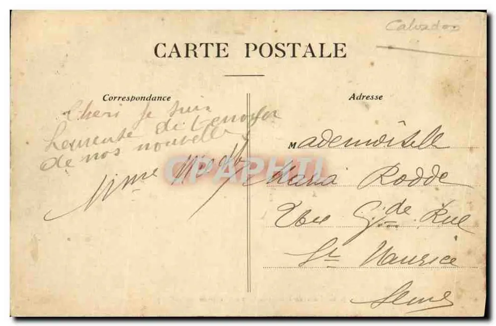 Umgebung von FALAISE — Le Layoir de Marie-Jolly — L. Jemine Fotografie-Verlag, Falaise - Rückseite
