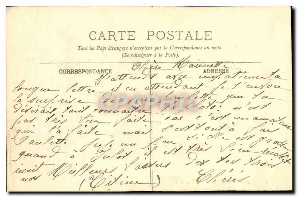 Cabourg — La Terrasse en de Strand — Fotografie Auguin — LL. - Achterkant