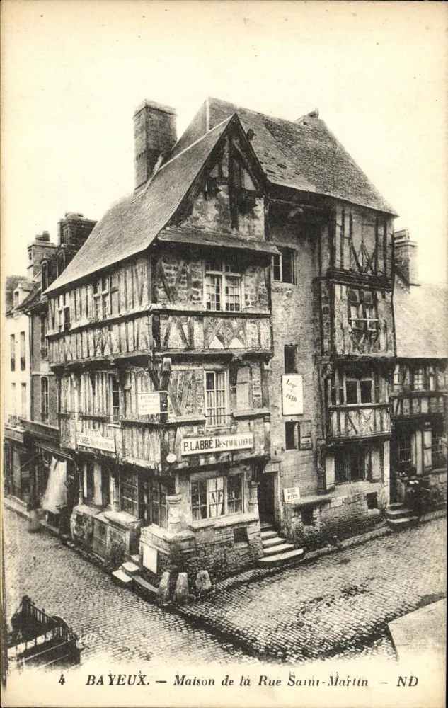 Bayeux — Haus in der Straße Saint-Martin — ND - Vorderseite