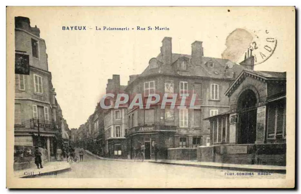 Bayeux — A Peixaria — Rua St-Martin — Fot. Comnier Macol - Frente