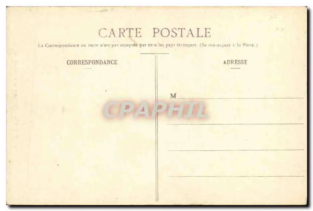 Bayeux - O Coro da Catedral — Coleção R.D. n°72 - Verso