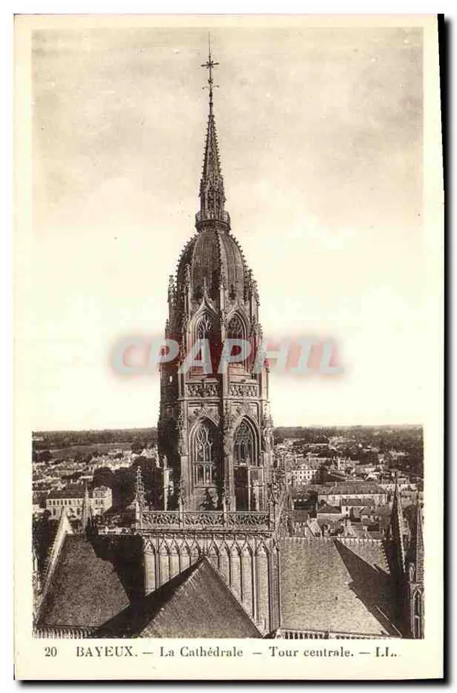 Bayeux — La Cattedrale — Torre centrale — I.I. - Recto
