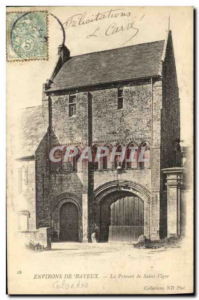 Environs de Bayeux — O Priorado de Saint-Vigor — Coleções ND Phot - Frente