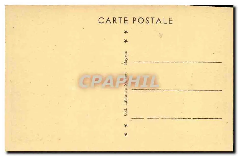 Bayeux (Calvados) — Fontäne - Place St-Patrice — Foto. Cornier Malcon - Rückseite