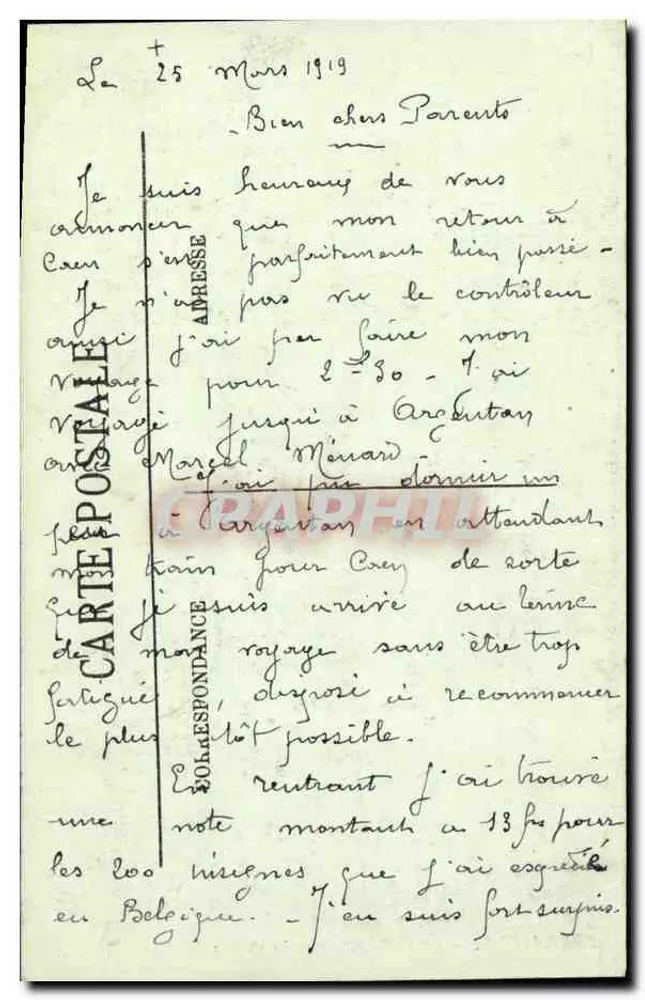 Bayeux — A Catedral em Direção aos Órgãos — LL - Verso