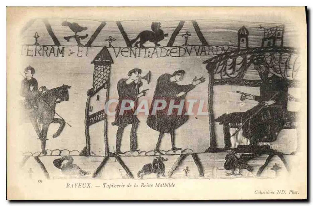 Bayeux — Bayeux-Tapisserie der Königin Matilda - Vorderseite