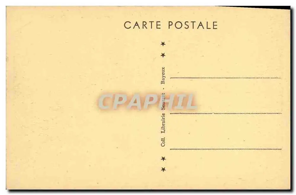 Bayeux (Calvados) — Place du Château — La Fontaine — Phot. Combier Macon - Rückseite