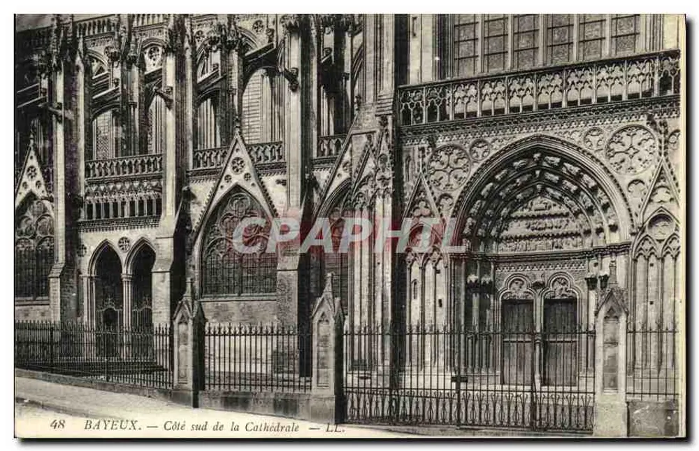 Bayeux — Lado sul da Catedral — LL. n° 48 - Frente