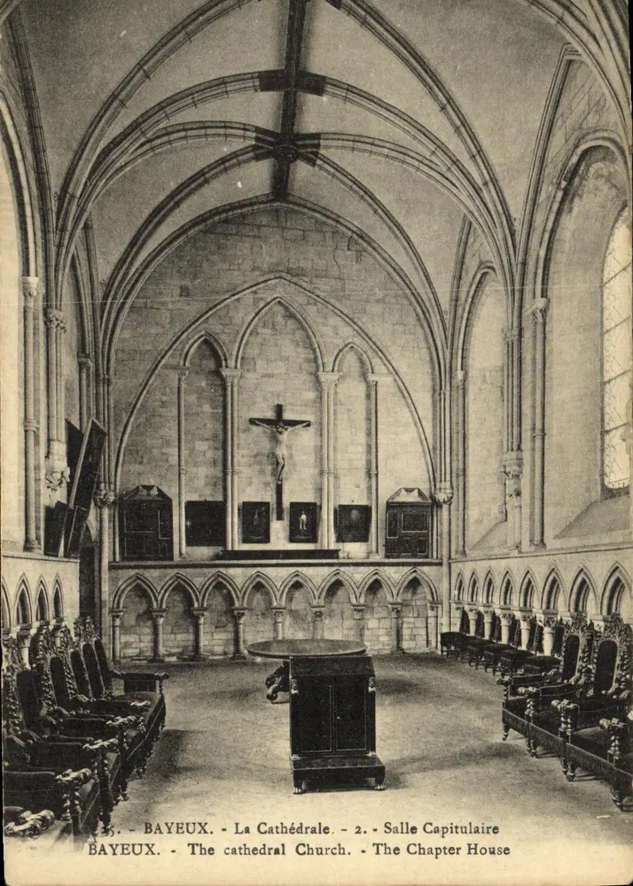 Bayeux - Die Kathedrale - Kapitelsaal — A. Duboën, Verlag, Comme (Calvados) - Nr. 2 - Vorderseite