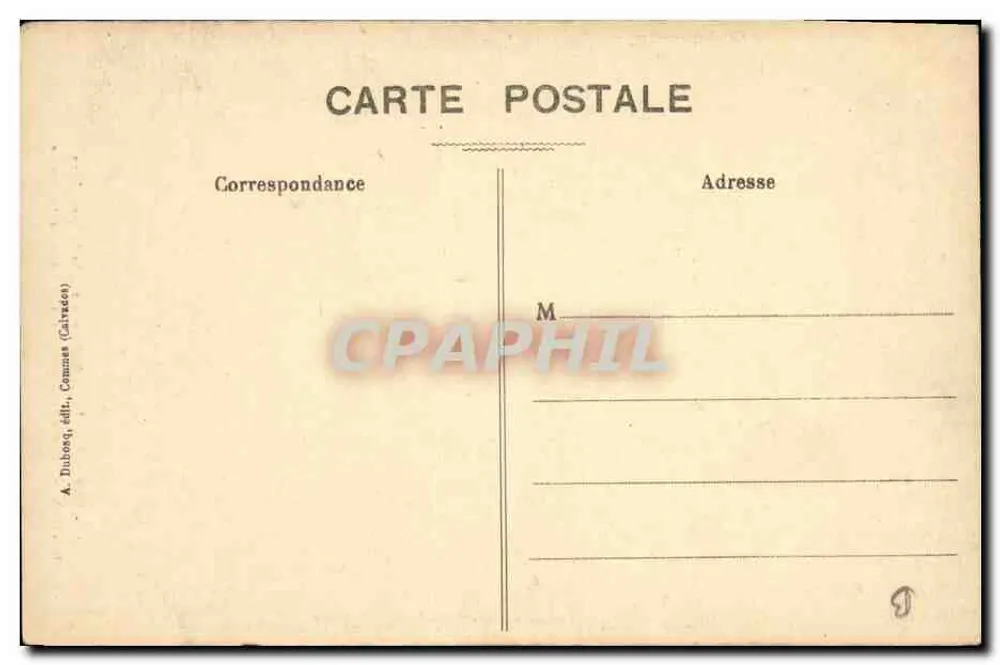 Bayeux - Die Kathedrale - Kapitelsaal — A. Duboën, Verlag, Comme (Calvados) - Nr. 2 - Rückseite