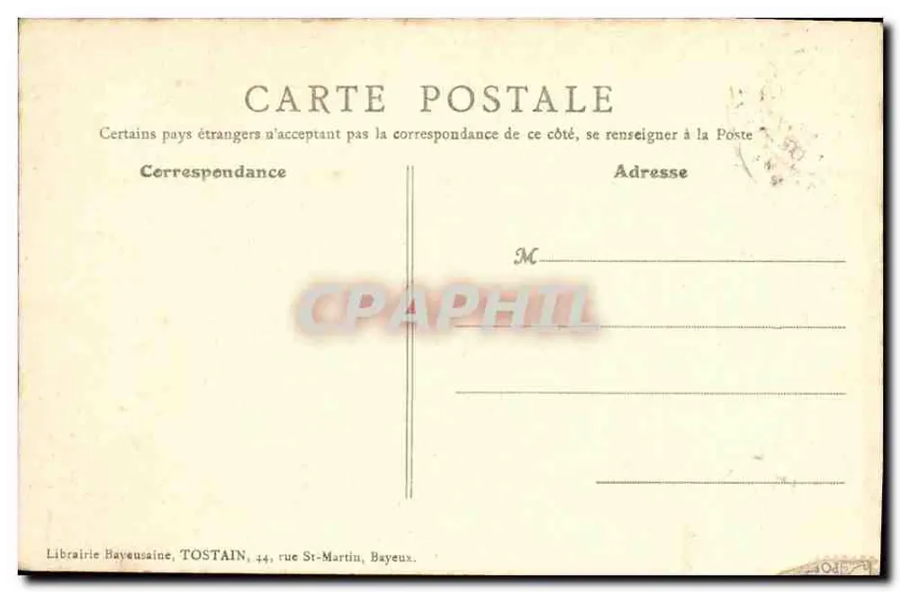 Bayeux (Calvados) — Stalles do Coro da Catedral — Livraria Bayeusina TOSTAIN - Verso