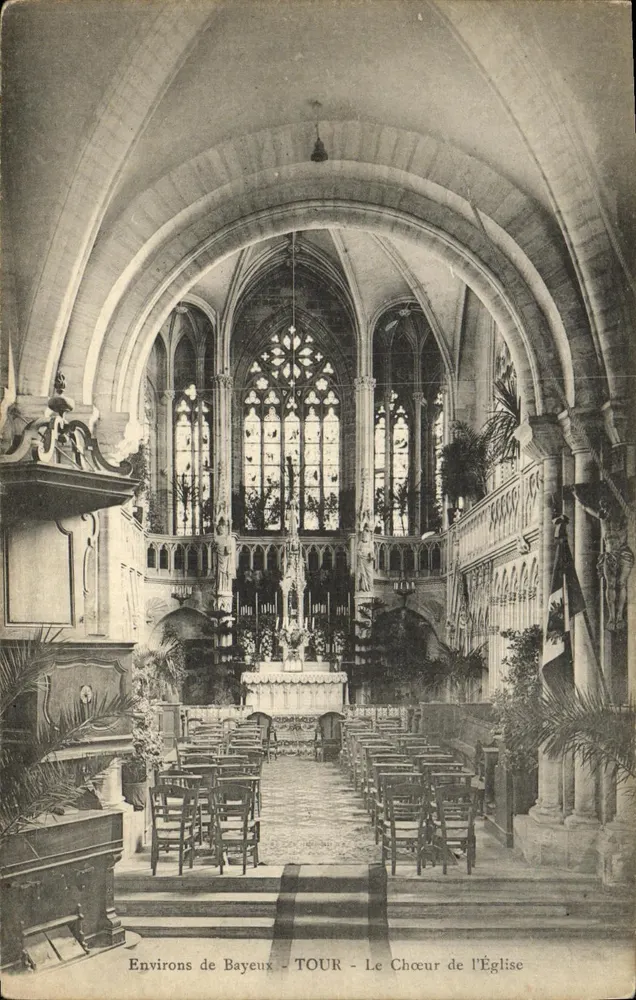 Umgebung von Bayeux - TOUR - Der Chor der Kirche - Vorderseite