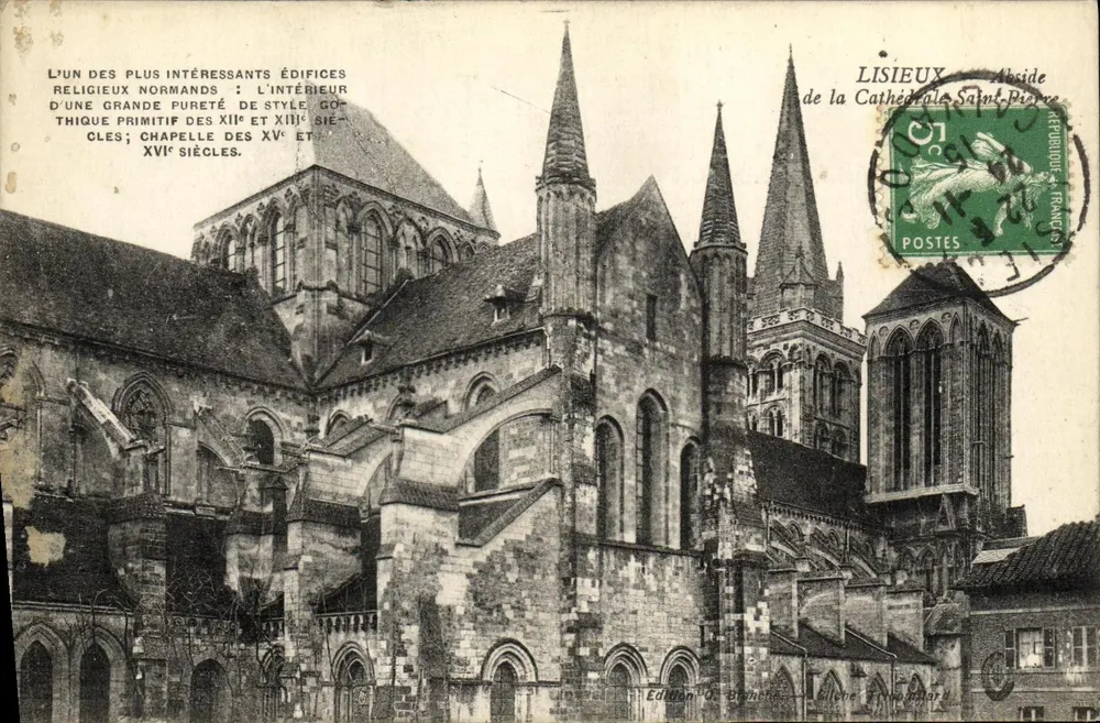 Lisieux — Apse der Kathedrale Saint-Pierre — Ausgabe O. Branchet - Vorderseite