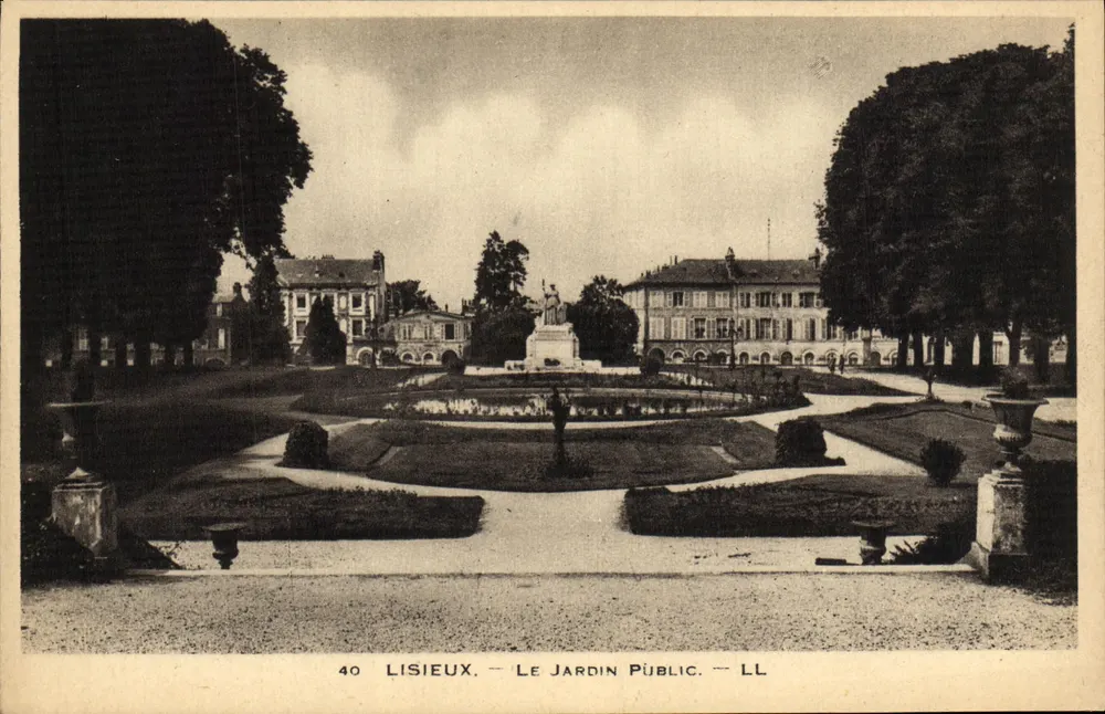 Lisieux — O Jardim Público — LL - Frente