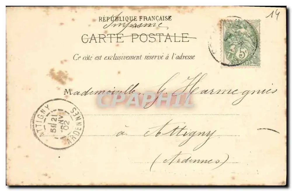Lisieux — L'Église Saint-Jacques — FA et Cie. - Verso